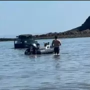 Dramatic Bank Holiday Rescue: Car Stranded in Sea as Tide Rushes In