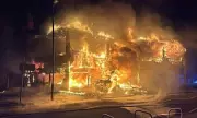 Dramatic Fire Engulfs Clacton Town Centre: Residents Evacuated as Firefighters Battle Blaze