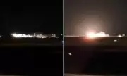 Dramatic Footage Captures RAF Jet Explosion and Crash Off UK Coast | Daily Mail