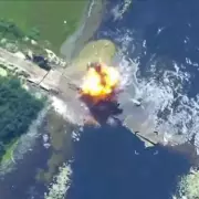 Dramatic Footage Captures Russian Military Truck Obliterated in Devastating Ukrainian Strike