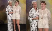 Emma Thompson and Daughter Gaia Wise Brave the Cold in Stunning Winter Photoshoot in Switzerland