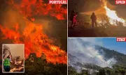 Europe in Flames: Wildfires Force Mass Evacuations Across Spain and Portugal as Vesuvius Closes
