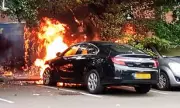 Family's Car Bursts into Flames Amid 30C Heatwave – Terrifying Moment Caught on Camera