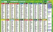 FREE Premier League 2025-26 Fixture Wallchart: Plan Your Season Now!