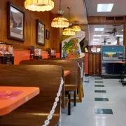 Haunting 1950s-Style Diner Captures the Eerie Silence of the Covid Pandemic