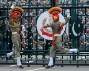 India and Pakistan Engage in Flagpole War at Attari-Wagah Border Ceremony