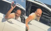 Instant Karma on the A50: Road Rage Thug's Coffee Attack Backfires Spectacularly in Dramatic Police Chase