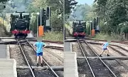 Isle of Man Steam Train 'Game of Chicken' Shock: Boy's Terrifying Near-Miss Caught on Camera