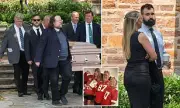 Jason and Kylie Kelce's Funeral Prank on Travis Kelce and Taylor Swift Goes Viral