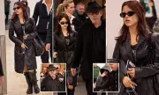 Jenna Ortega Stuns in Sydney: 'Wednesday' Star Dazzles in Chic Black Ensemble
