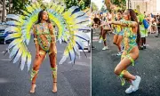 Leigh-Anne Pinnock Stuns in Daring Bodysuit at Notting Hill Carnival | Daily Mail