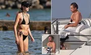 Leonardo DiCaprio Spotted Looking Bored on Yacht with Vittoria Ceretti in Ibiza
