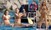 Lionesses Lucy Bronze and Ona Batlle Twin in Matching Bikinis Ahead of Euros Clash