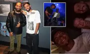 Manchester United and City Stars Party at Drake's Final UK Tour Before Premier League Kick-Off