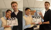 Michelle Keegan Radiant on Set: Filming New Drama 'Blame' Just Months After Welcoming Baby Palma