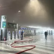 Milan Malpensa Airport Evacuated as Major Fire Erupts in Terminal Building | Emergency Services Scramble