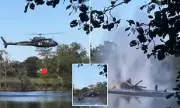 Miraculous Escape: French Helicopter Crew Survives Terrifying Crash During Wildfire Water Collection