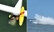 Miraculous Escape: Pilot Survives Terrifying Plane Crash into Water After Engine Failure in UK