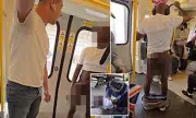 Naked Man Sparks Outrage on London Tube: Angry Passengers Confront Shocking Behaviour