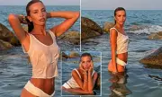 Nepo Sister's Sizzling Wet T-Shirt Stunt Steals The Spotlight From Reality Star Sibling