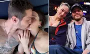 Pete Davidson and Pregnant Girlfriend Elsie Hewitt Share Romantic Kiss in Rare Public Display of Affection
