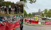 Pro-Palestine Protesters Rally Outside RAF Base in High Wycombe: Calls for Arms Embargo Intensify