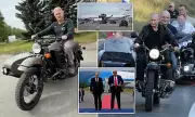 Putin's Power Play: Russian Leader Rides Custom Motorbike to Summit, Leaving Trump Baffled
