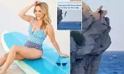 Reese Witherspoon Takes a Thrilling 35ft Cliff Jump During Seaside Getaway