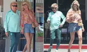 Rod Stewart and Penny Lancaster Spotted Enjoying Romantic Stroll in Los Angeles