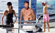 Romeo Beckham's Lavish Yacht Getaway with Dad David in Portofino | Daily Mail