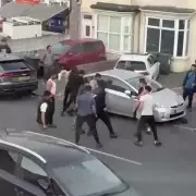 Shocking Mass Brawl Erupts on Birmingham Street as Knife-Wielding Mob Clashes in Broad Daylight