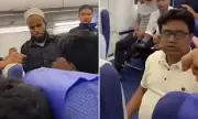 Shocking Moment: Passenger Slaps Man Mid-Panic Attack on Flight – Viral Video Sparks Outrage