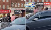 Shocking Road Rage Erupts in Daylight: Woman Put in Headlock Amid Violent Clash