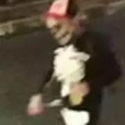 Skeleton Thief Strikes Again: CCTV Captures Bizarre Burglar Haunting UK Town