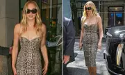 Sophie Turner Slams Mom-Shamers Over Snake-Print Dress in New York
