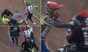 Speedway Shocker: Rivals Erupt in Spectacular Track-Side Brawl, Face Disciplinary Action
