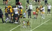 Steelers Training Camp Erupts in Chaos as Players Clash During Practice