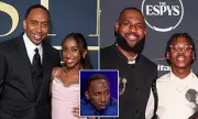 Stephen A. Smith's Daughter Reveals Crush on LeBron James' Son Bryce | Daily Mail