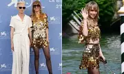 Suki Waterhouse & Tilda Swinton Dazzle at Venice Film Festival for 'Broken English' Photocall