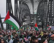 Sydney Unites in Soaking Wet March for Gaza: Thousands Brave Rain to Demand Justice