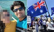 Tensions Flare in Australia: Indian Community Confronts Anti-Immigration Protesters in Melbourne