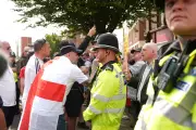 Tensions Rise as Far-Right Protesters Clash with Police in Nuneaton