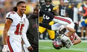 Terrifying NFL Moment: Buccaneers Receiver Carted Off in Agony After Head-First Landing