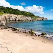 UK Beachgoer Stunned as Giant Rock Crashes Down Near Sunbathers in Dramatic Cliff Fall