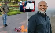 US Army Veteran Charged After Burning Trump-Inspired Flag in Shocking Protest | UK Daily Mail