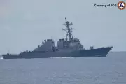 US Warship Challenges China in Disputed South China Sea Near Philippines