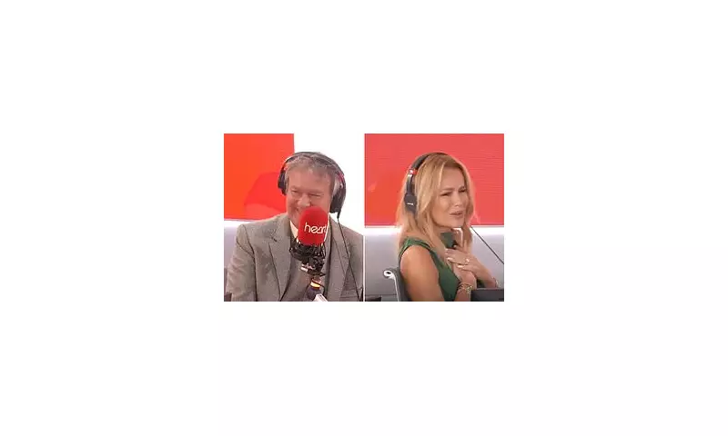 Amanda Holden's X-Rated Joke Leaves Hugh Bonneville Blushing on Heart Radio | Awkward On-Air Moment