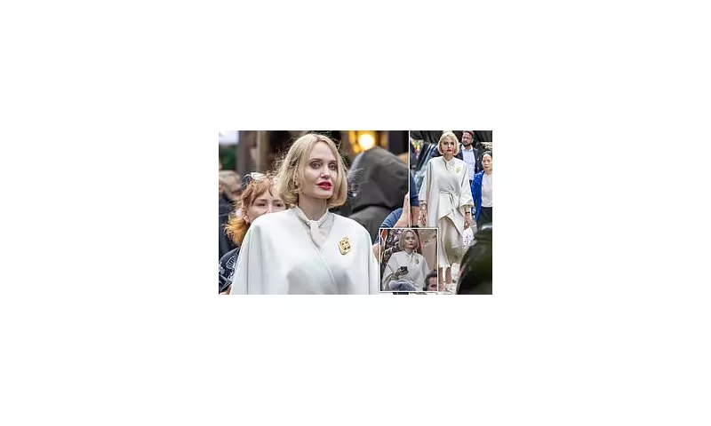 Angelina Jolie Debuts Stunning Blonde Bob For New Role In 'Anxious People' | London Film Set