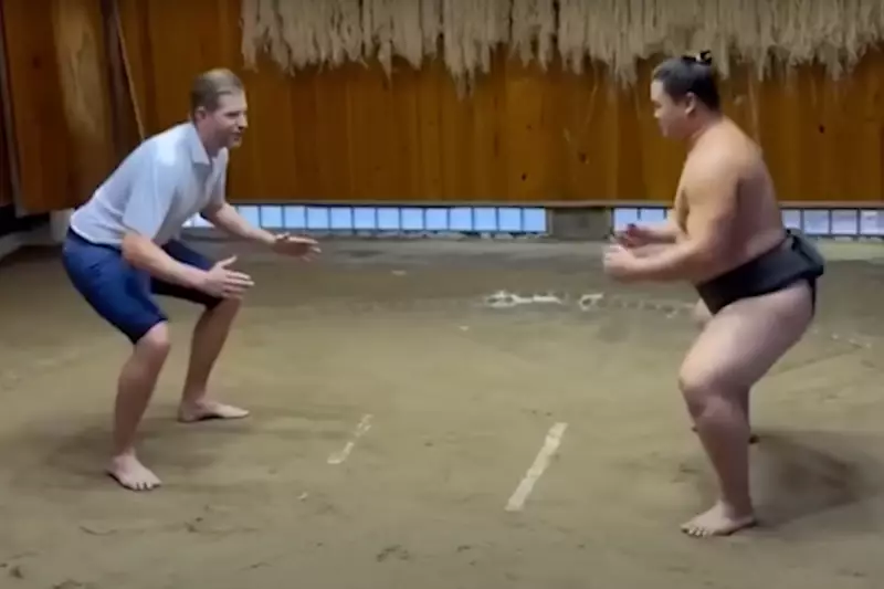 Eric Trump's Sumo Wrestling Stunt: Bizarre Instagram Post Sparks Global Bewilderment