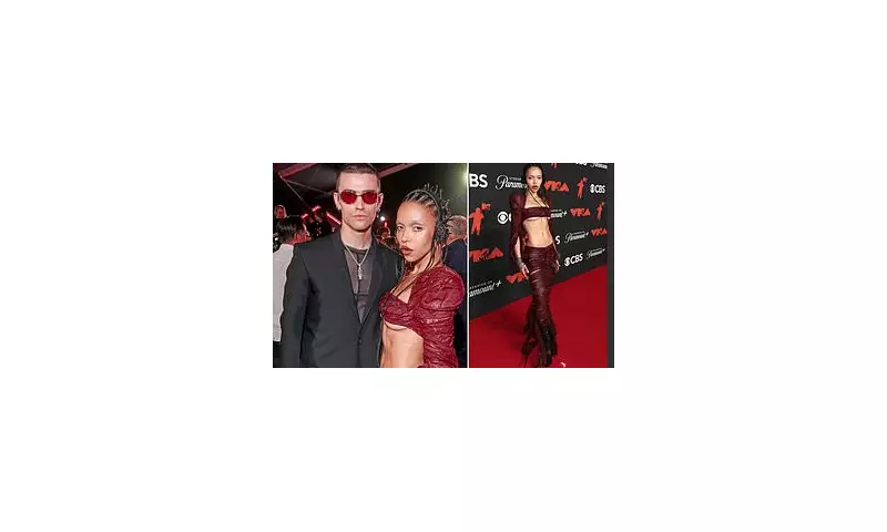 FKA Twigs Stuns on VMA Red Carpet with Braless Look & New Beau Jordan Hemingway | Daily Mail